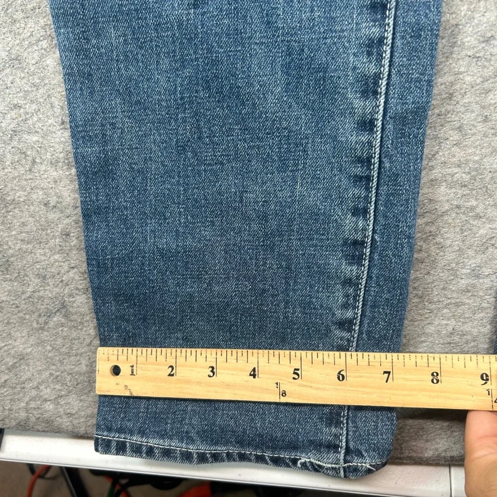 True Religion Geno Relaxed Slim Jeans Mens 36x32 Blue Medium Wash Horseshoe Y2K